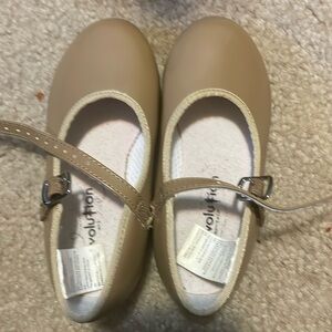 Revolution Dancewear U-Shell Tan Tap Shoes 11 Barely used